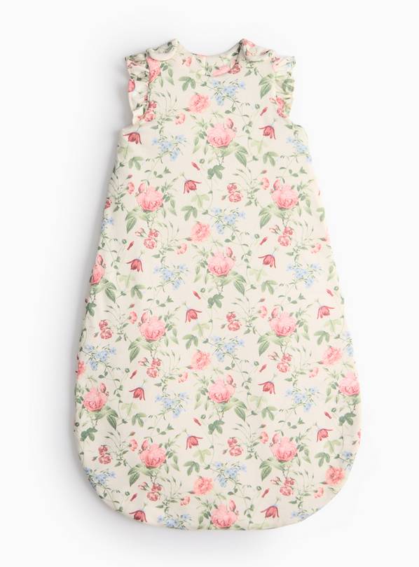 Floral Print Frill Detail 2.5 Tog Sleeping Bag 6-12 months